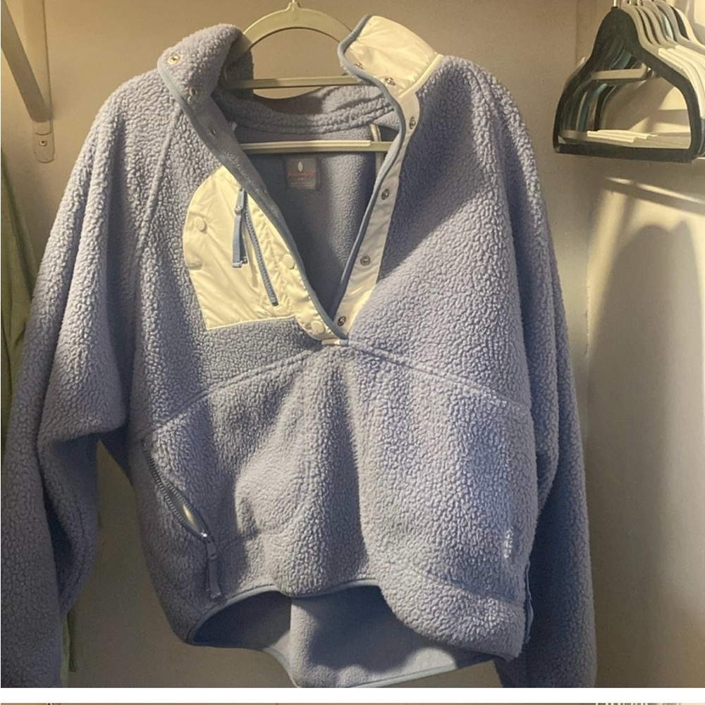 Free people hit the slopes pullover fleece